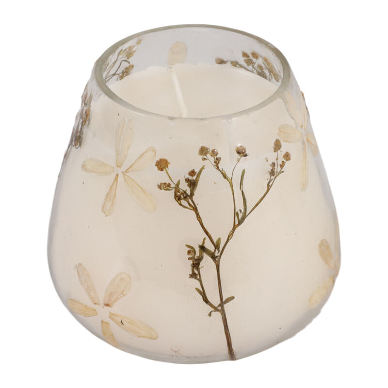 4" 10 Oz Peach Cherry Blossom Wildflower Candle, M image number 3