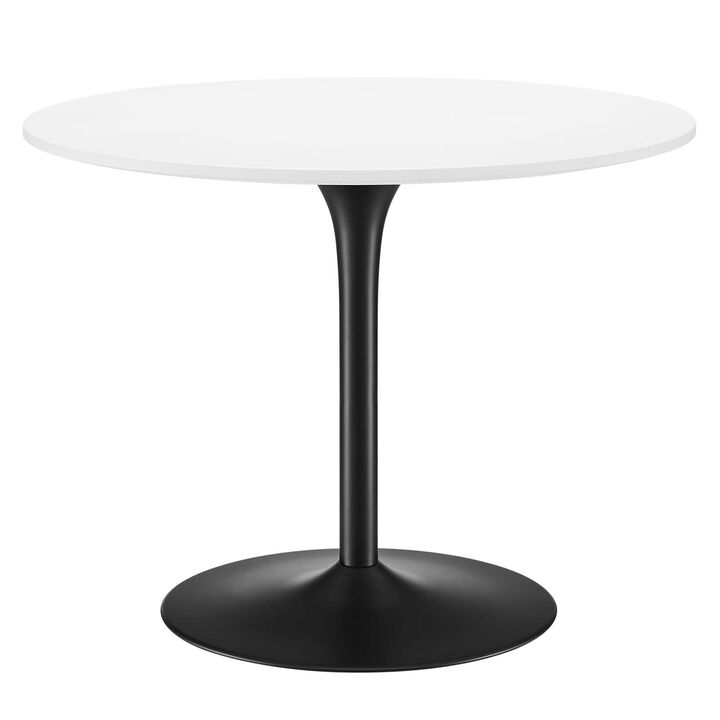 Modway - Pursuit 40" Dining Table White Black