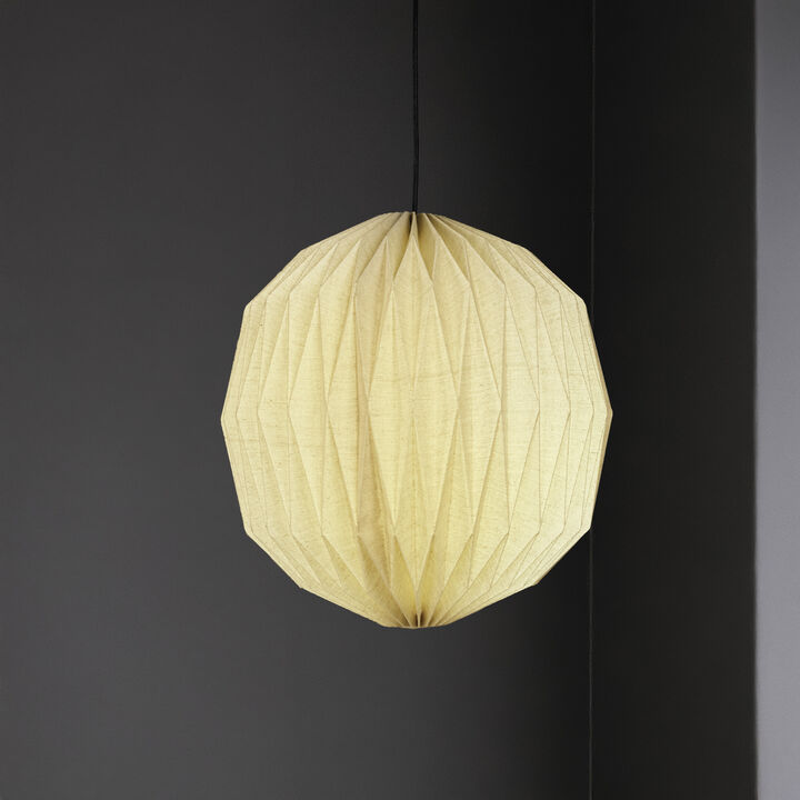 Vaughn 15.75" Modern Vintage Orb Honeycomb Shade LED Pendant Light