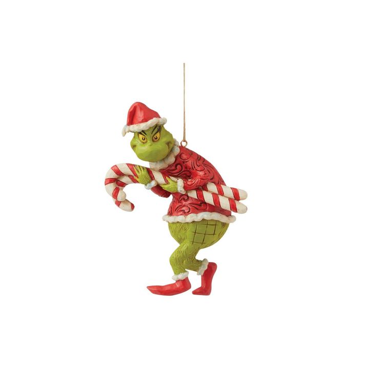 Dept 56 The Grinch with Candy Canes Christmas Ornament