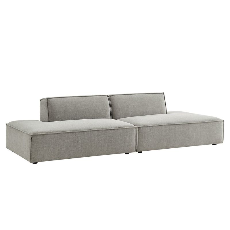 Restore 2-Piece Performance Fabric Upholstered Modular Loveseat image number 0