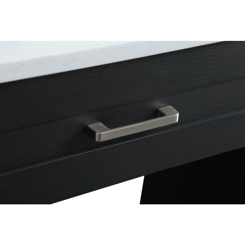 Elegant Kitchen and Bath 60 Inch ADA Compliant Bathroom Vanity In Black