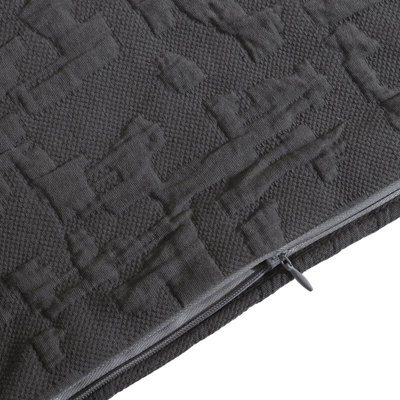 Porto Gray King Duvet Cover Set image number 5
