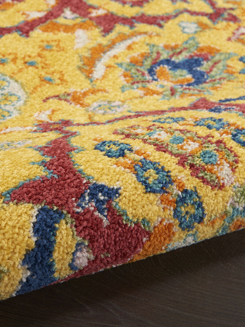 Allur ALR03 Yellow/Multi 6' x 9' Rug