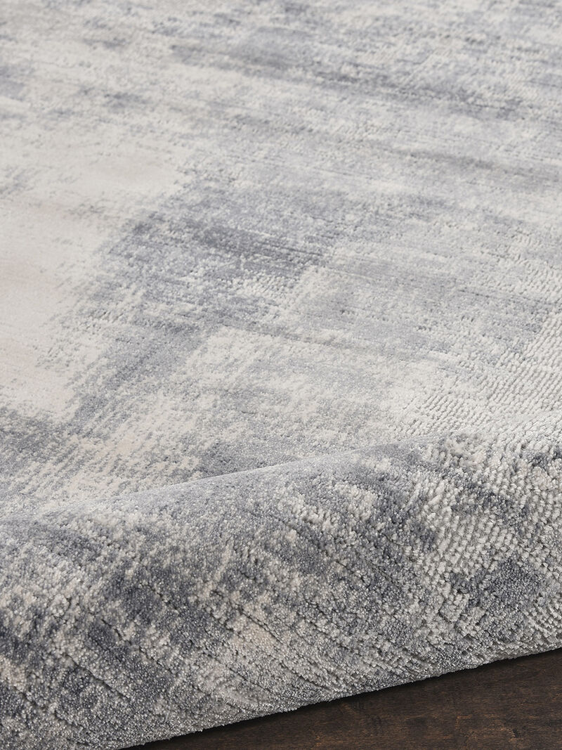 Rustic Textures RUS02 Blue/Ivory 7'10" x 10'6" Rug