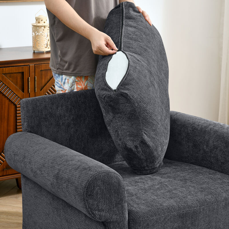 Nogbuf Chenille Accent Chair image number 4