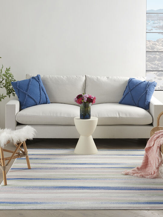 Whimsicle WHS12 Ivory/Multicolor 4' x 6' Rug