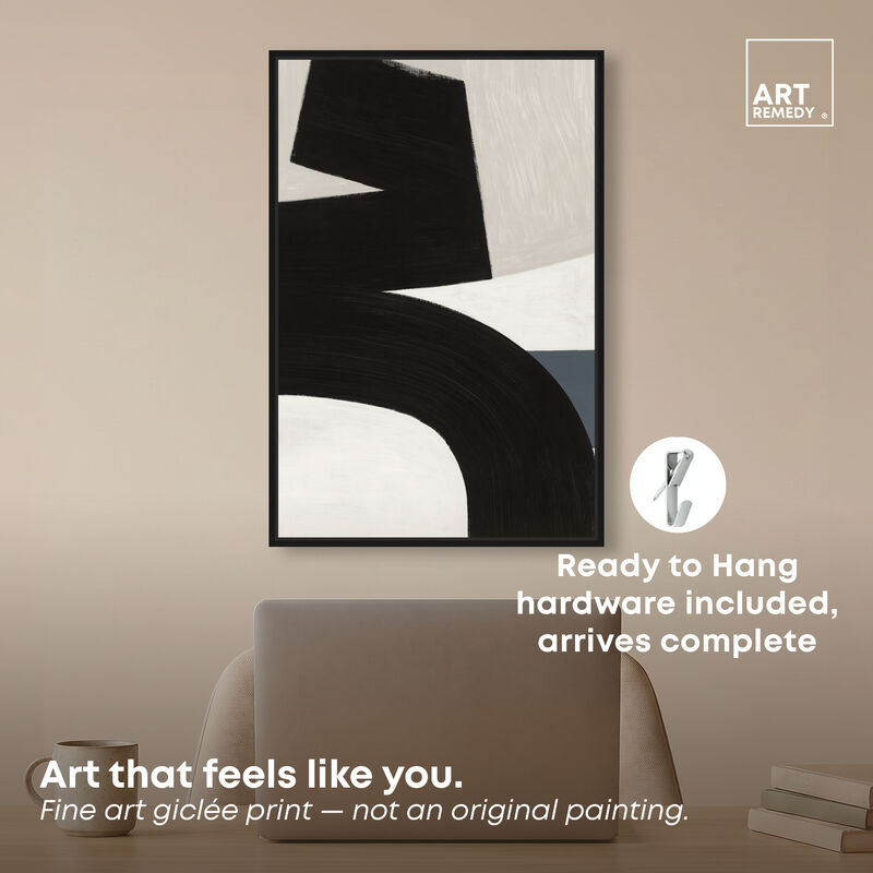 Bone Intersect II Abstract Canvas Print by Art Remedy image number 1