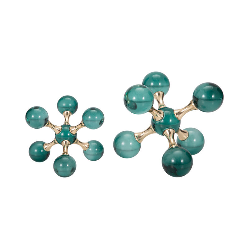 Glass S/2 7" Jack Bookends image number 0