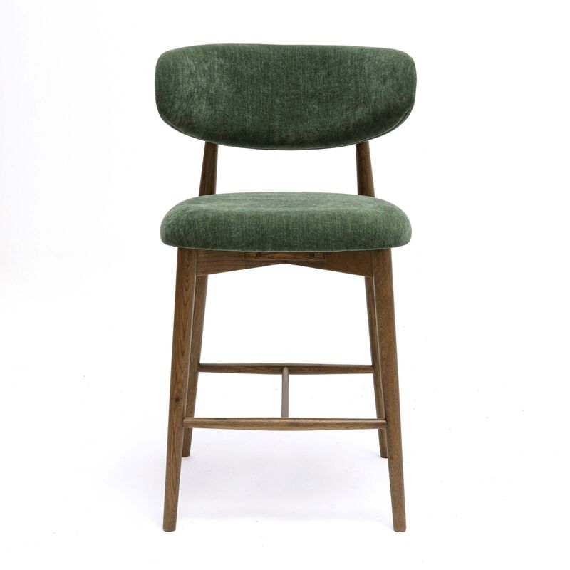 Performance Textured Velvet Counter Stool