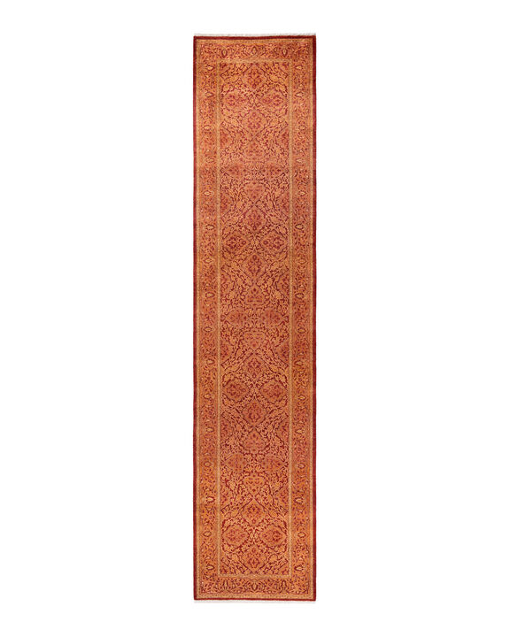 Mogul, One-of-a-Kind Hand-Knotted Area Rug  - Orange, 2' 7" x 11' 10"