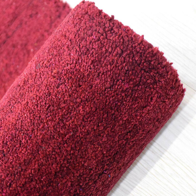 RUGSOTIC CARPETS HAND KNOTTED LOOM SILK ECO-FRIENDLY AREA RUGS  - Geometric Design, High Pile Thick Handmade Anti Skid Area Rugs for Living Room, Bed Room (LS1223) image number 6