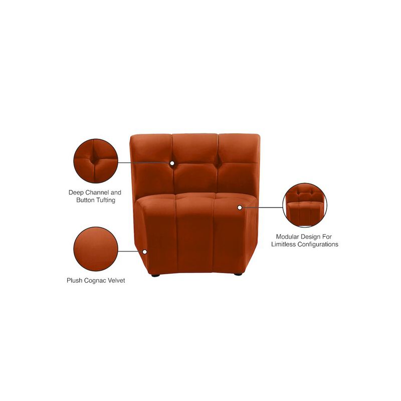 Meridian Furniture Limitless Velvet Modular Chair