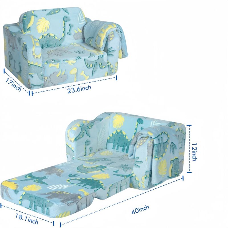 Dirsor Kids Extra Convertible Sofa image number 9