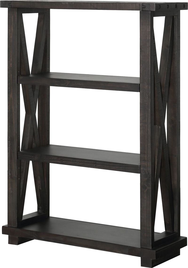 Yosemite Solid Wood 54x39 inch Bookshelf in Cafe
