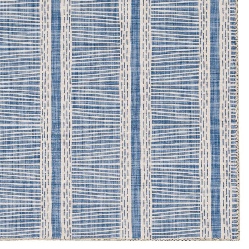 Linon Washable Wallen Ivory/Blue, Rug image number 4