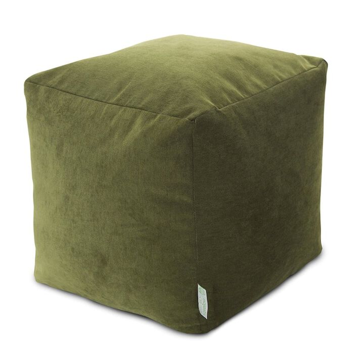 Majestic Home Goods Cube Pouf Villa Fern