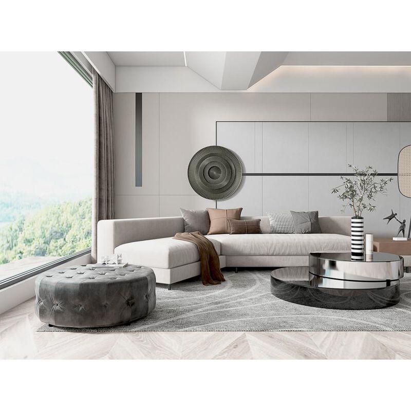 Brenda Small Round Ottoman