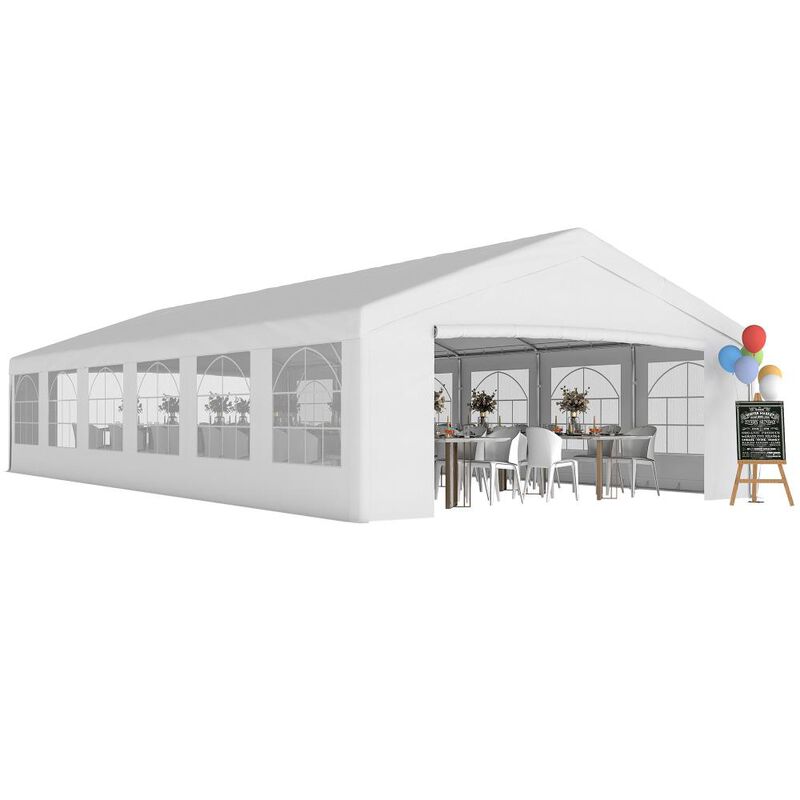 Hivvago 20x40 Outdoor Heavy Duty Event Tent with Windows image number 0