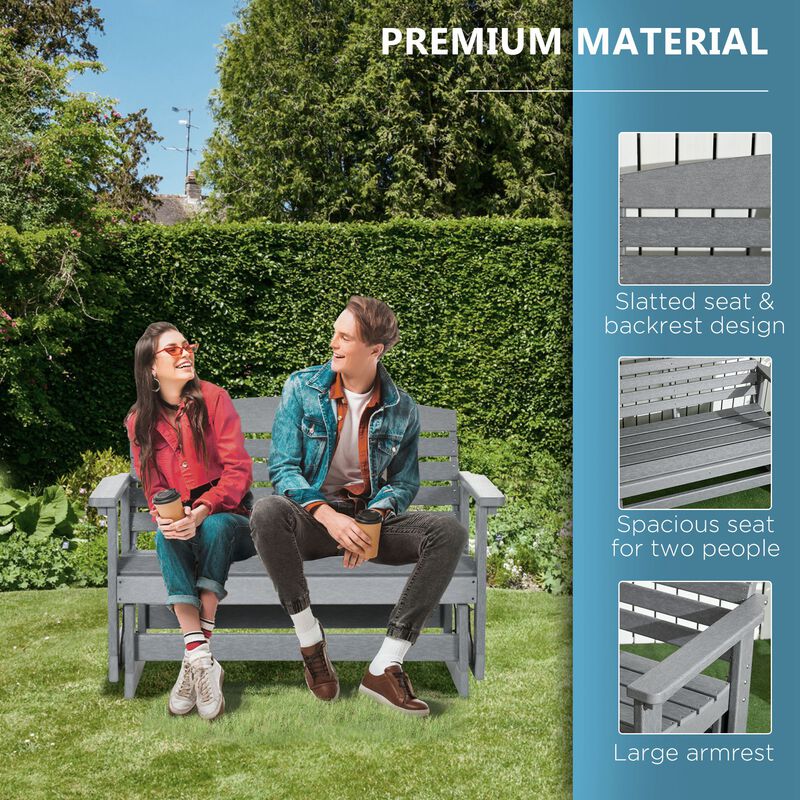 Heavy-Duty Rocking Chair, Durable and Comfortable Wooden Rocker for Porch, Patio, or Garden image number 2