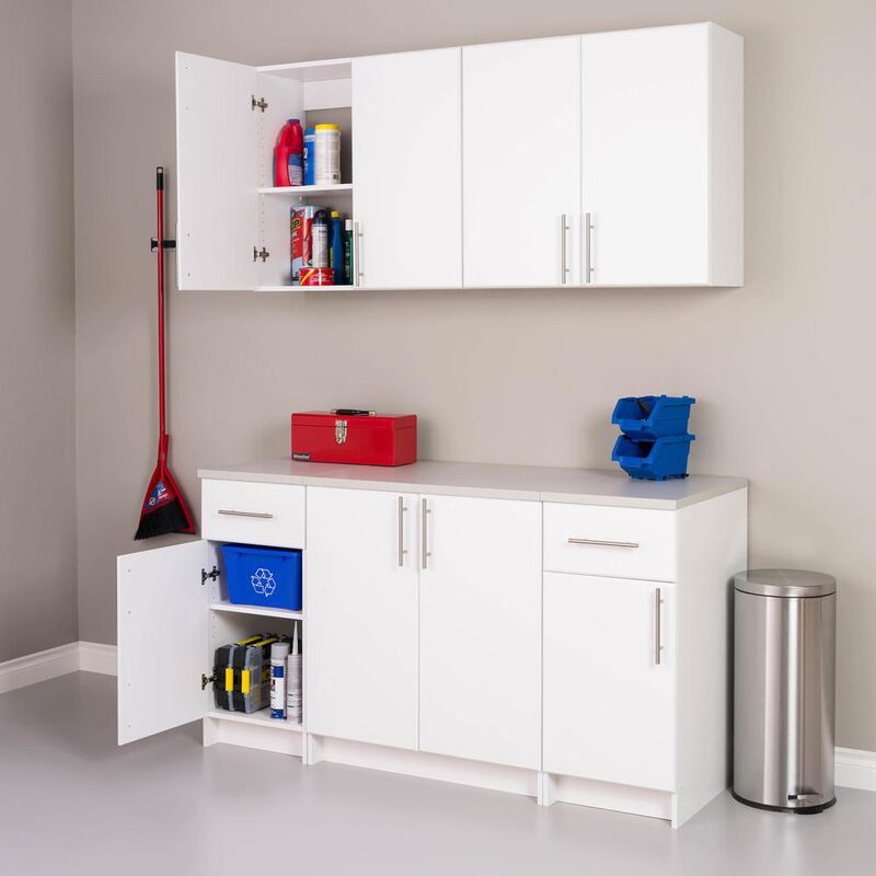 Prepac Elite 32 Wall Cabinet, White image number 4