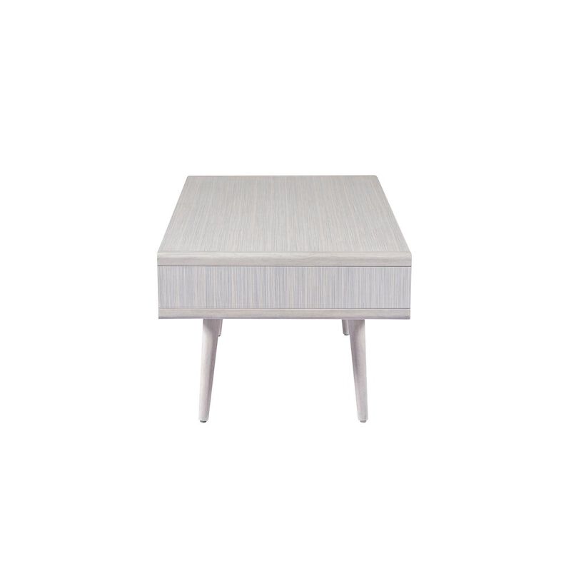 Boraam Cambria Coffee Table - Zebrano Whitewash/Natural Cane