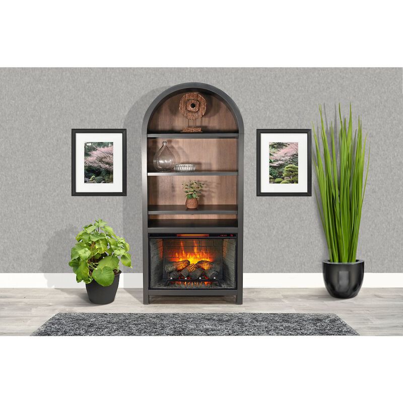 Sunny Designs Chill Arch Bookcase, Black Magic image number 1