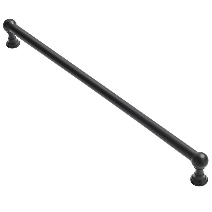 ZAUYX 1 Pack 18 Inch Hole Center Appliance Pulls Matte Black Cabinet pulls Solid Heavy Duty Drawer Handles Dresser Handles Cabin