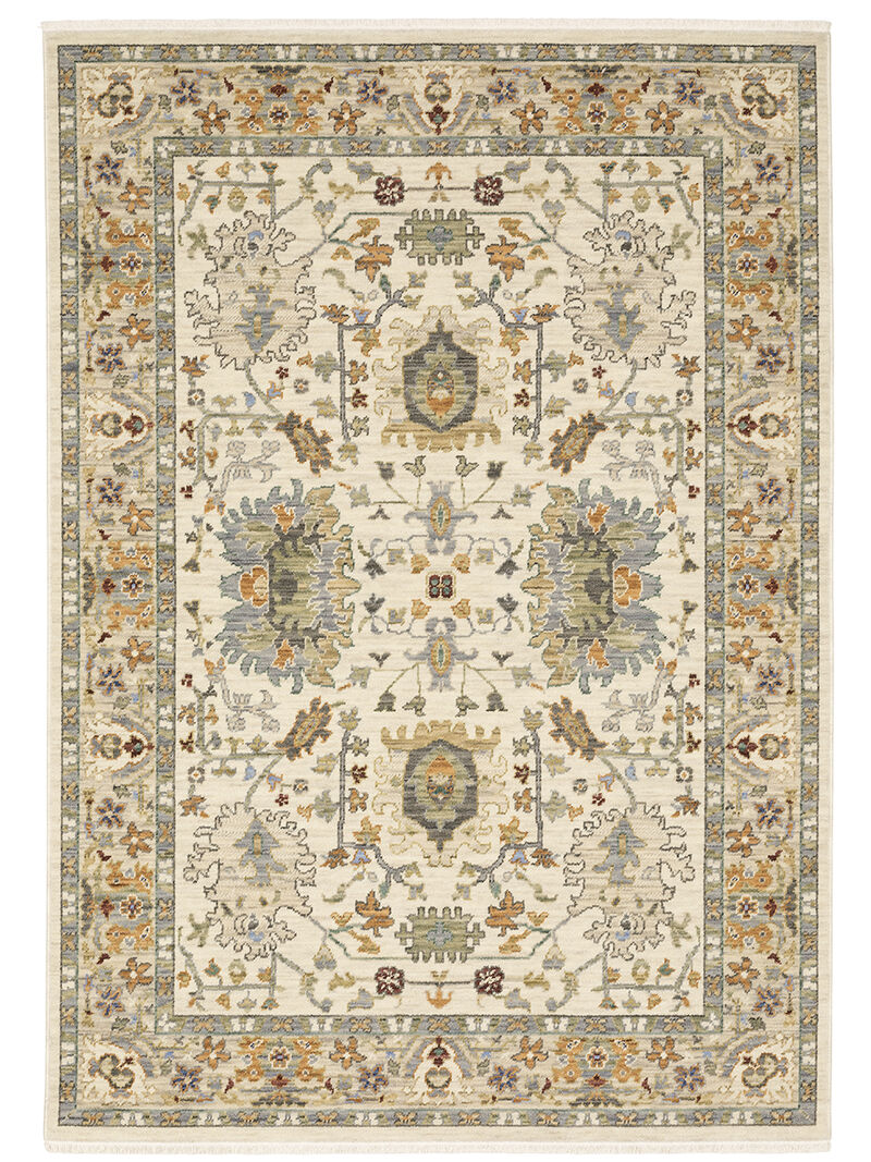 Lucca 5'3" x 7'6" Ivory Rug image number 0