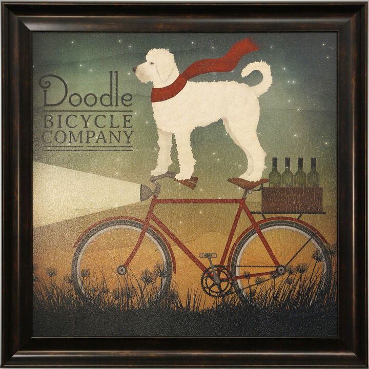Doodle Bicycle Co Framed Print