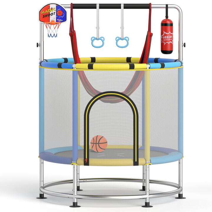 Kids Mini Trampoline Gift for Boys and Girls Ages 3 to 6 Years Old