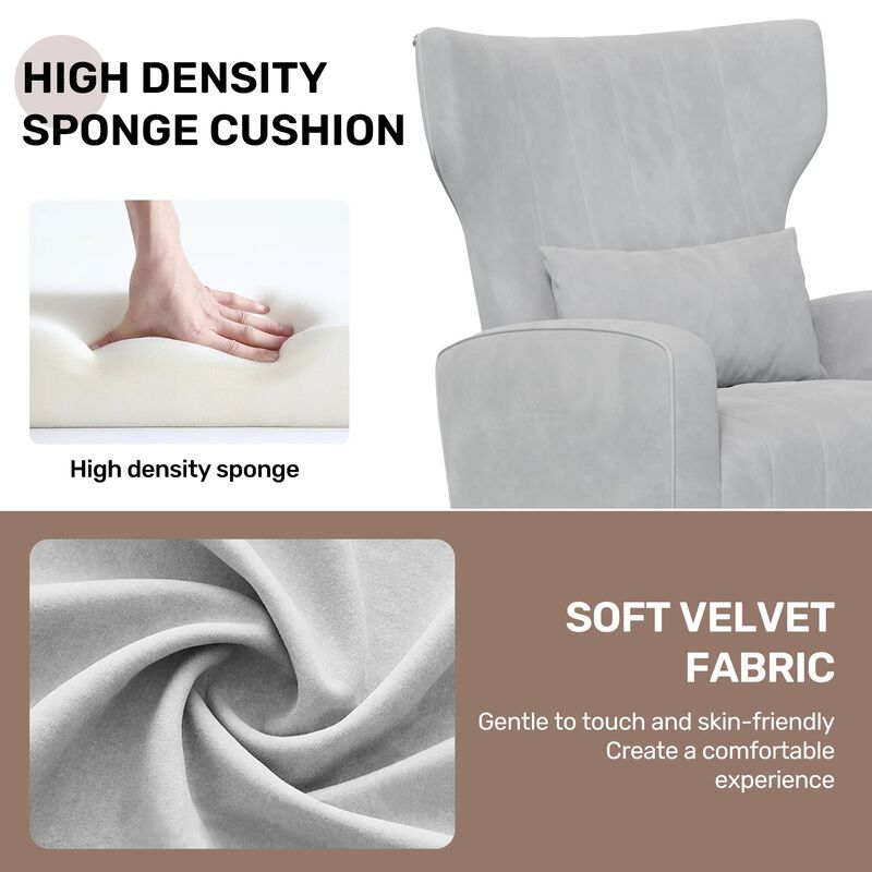 Modern Accent Chair Armchair for Living Room Bedroom Single Sofa Lounge Seating image number 4