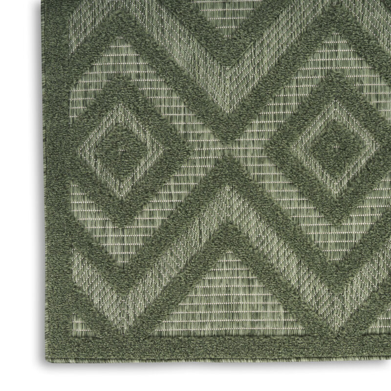 HomeRoots Geometric Indoor Outdoor Area Rug image number 3