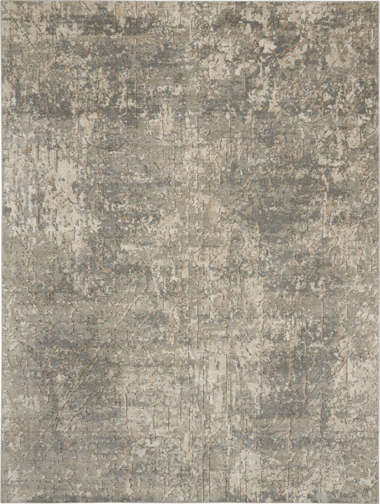 HomeRoots Abstract Power Loom Area Rug