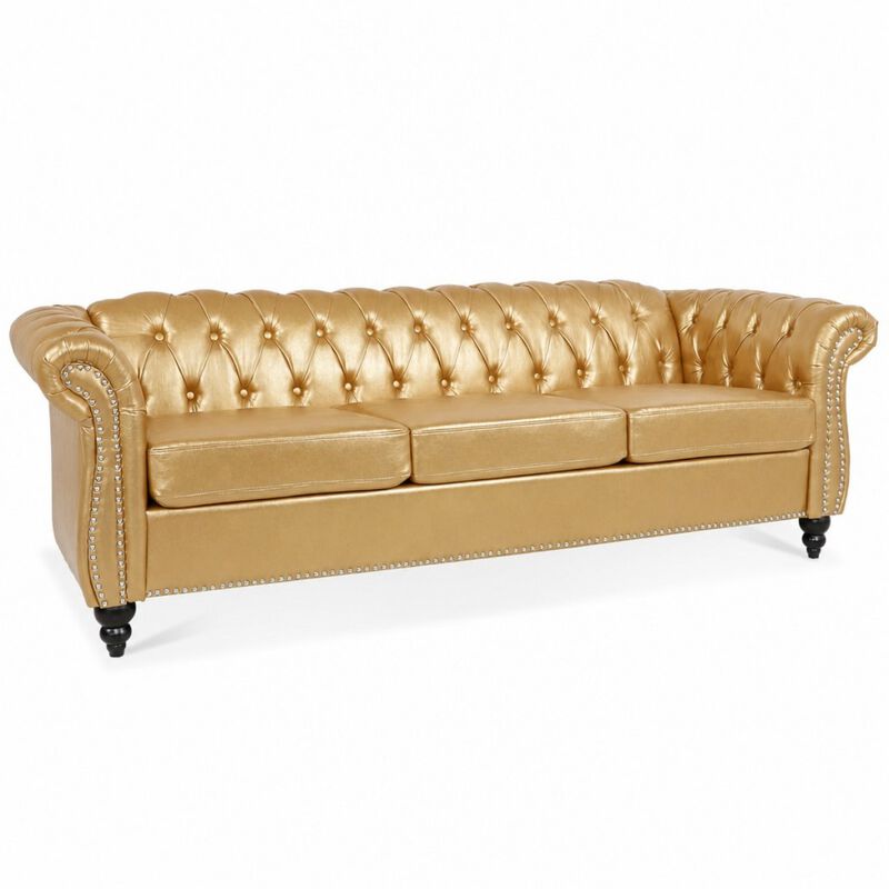 Nesp Chesterfield 3 Seater Sofa image number 5