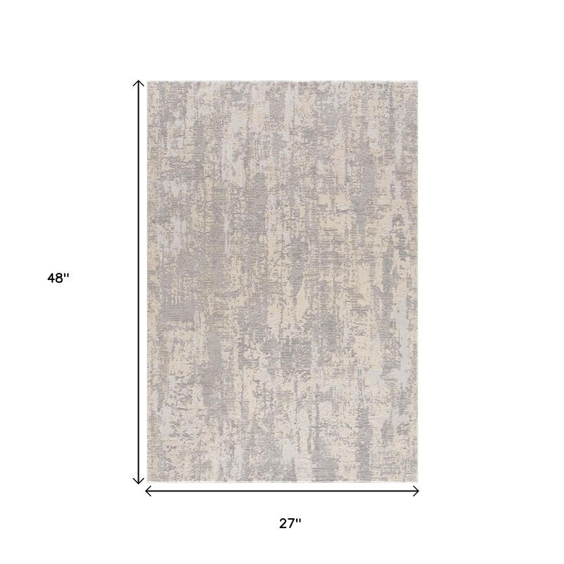 HomeRoots Abstract Area Rug image number 3