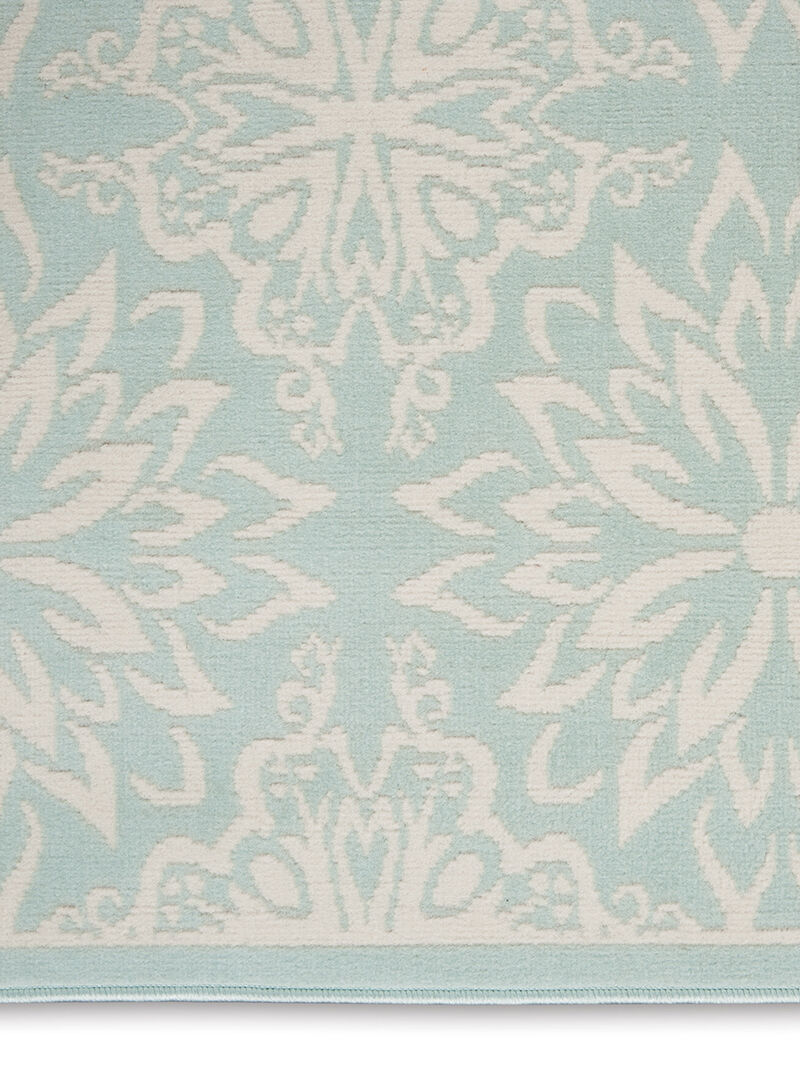 Jubilant JUB06 Ivory/Green 5'3" x 7'3" Rug