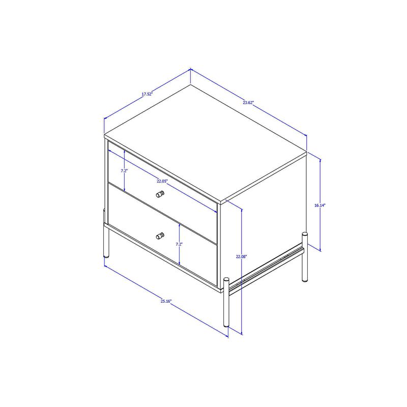 Jasper White Nightstands (Set of 2)
