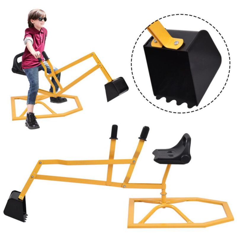 Hivvago Heavy Duty Kid Ride-on Sand Digging Digger