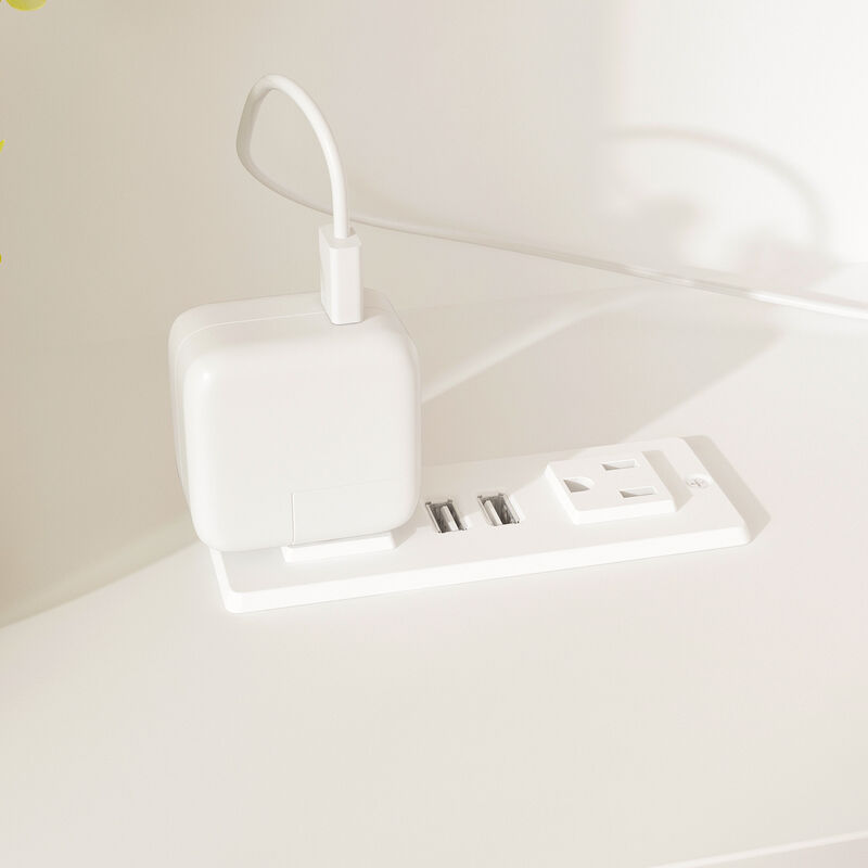 White Full Queen Wood Headboard Shelf with Socket Adapter USB Interface, Shelves and LED Lights