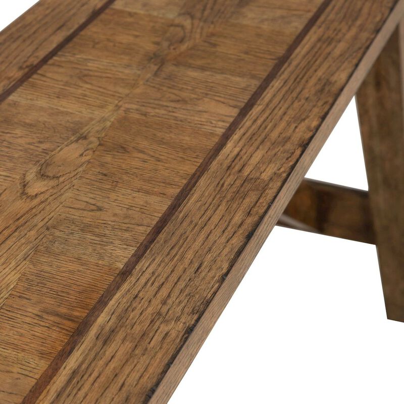 Liberty Furniture Carolina Park Sofa Table for Living Room - Amber Brown Oak image number 4