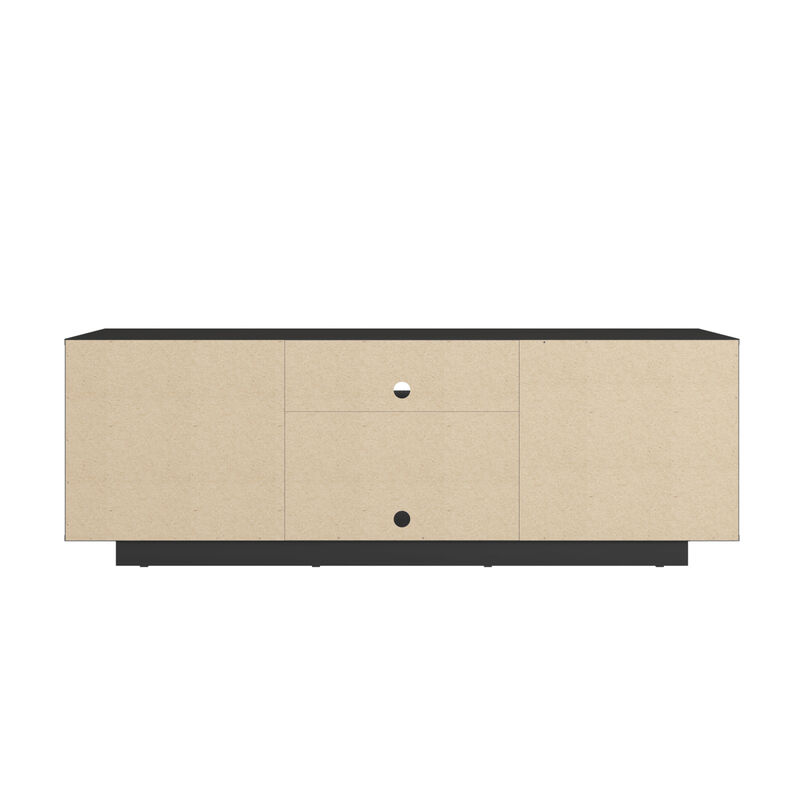 Streamdale Modern TV Stand For TVs Up To 70'', Black image number 6
