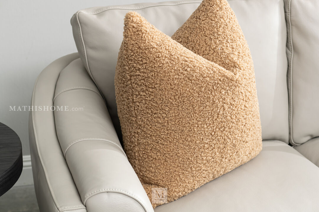 Angelina Latte Accent Pillow