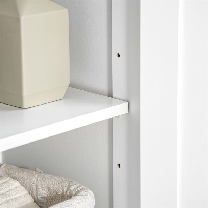 Modern Bathroom Cabinet and Storage Unit with Adjustable Shelves