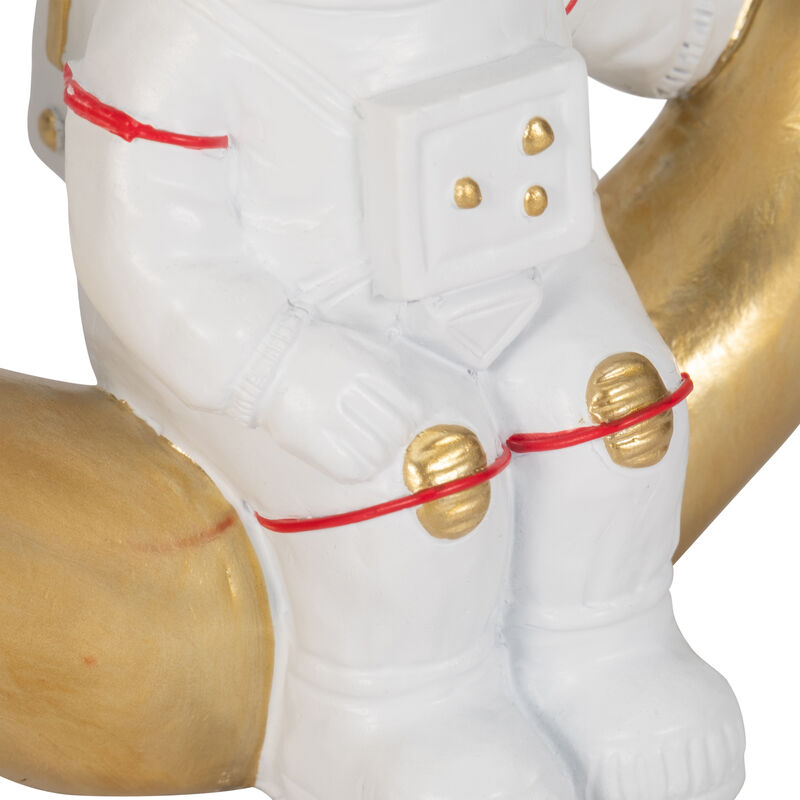 7" Space Man On Crescent Moon image number 4