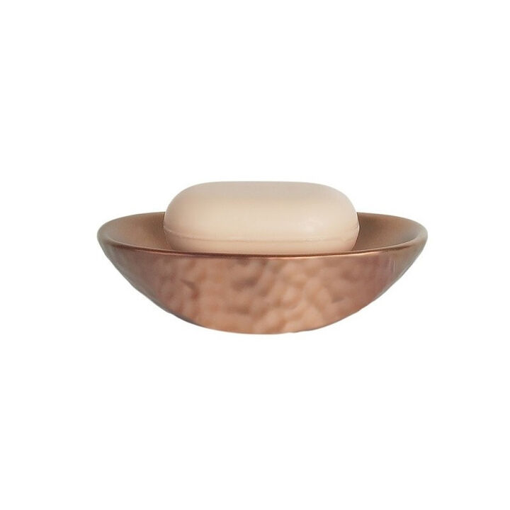 Spirella DARWIN HAMMERED Copper Ceramic Soap Dish