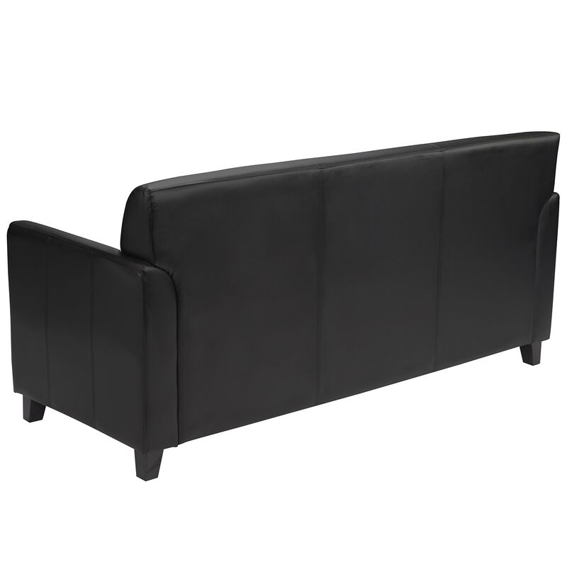 Flash Furniture HERCULES Diplomat Series Black LeatherSoft Sofa image number 4