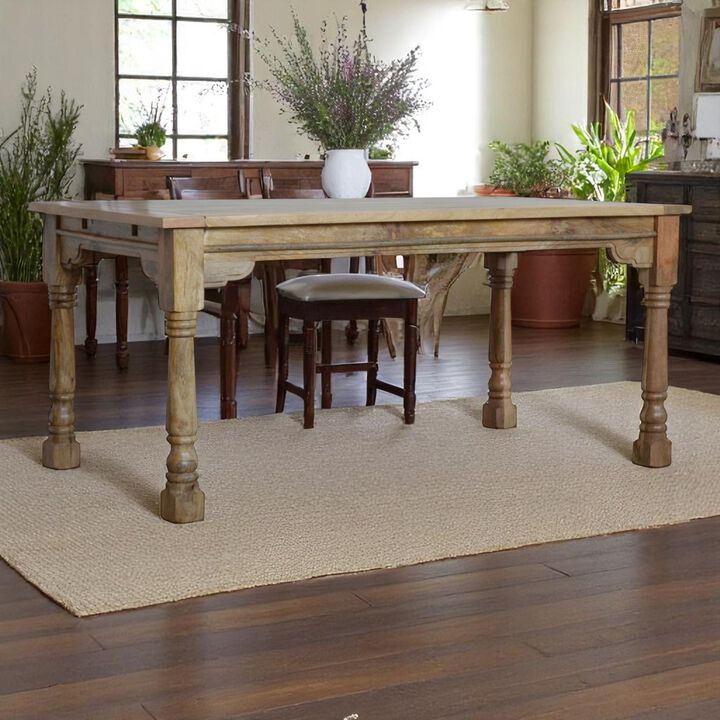 Granary Extension Solid Wood Oak-ish Dining Table