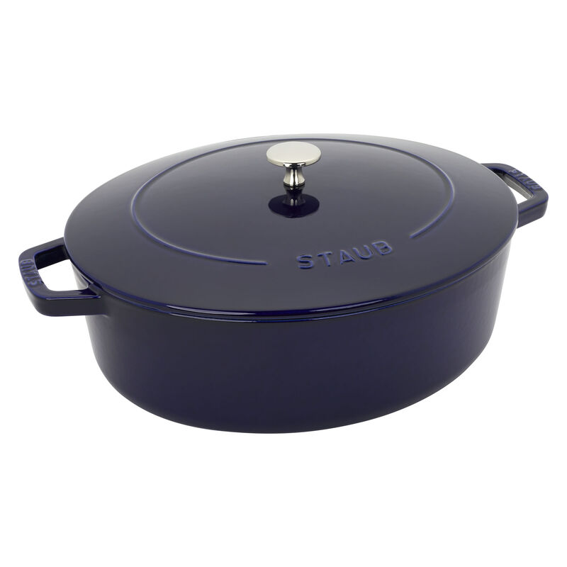 Staub Cast Iron 6.25-qt Shallow Oval Dutch Oven