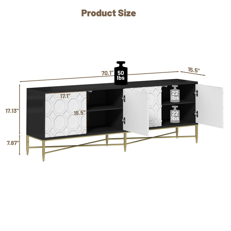 Wumpum Scheme Press Design TV Stand image number 4